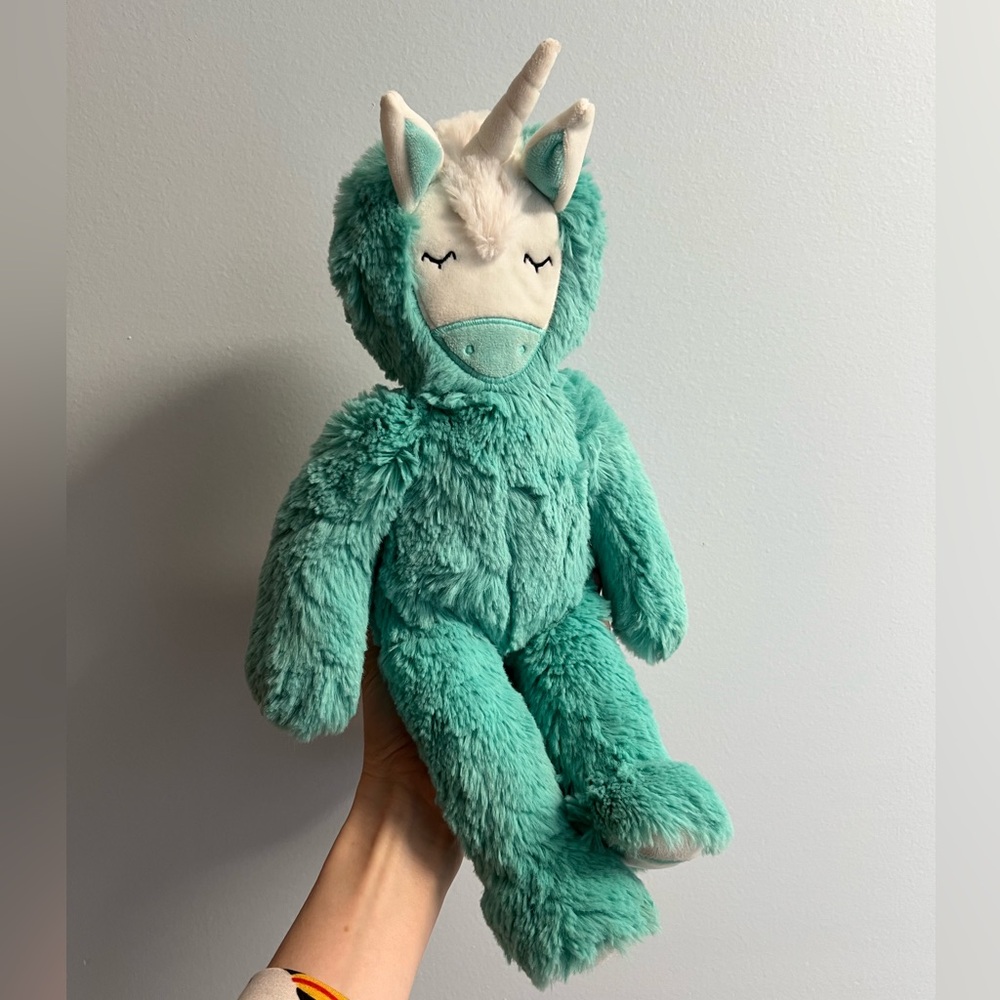 Slumberkins Turquoise Unicorn Kin